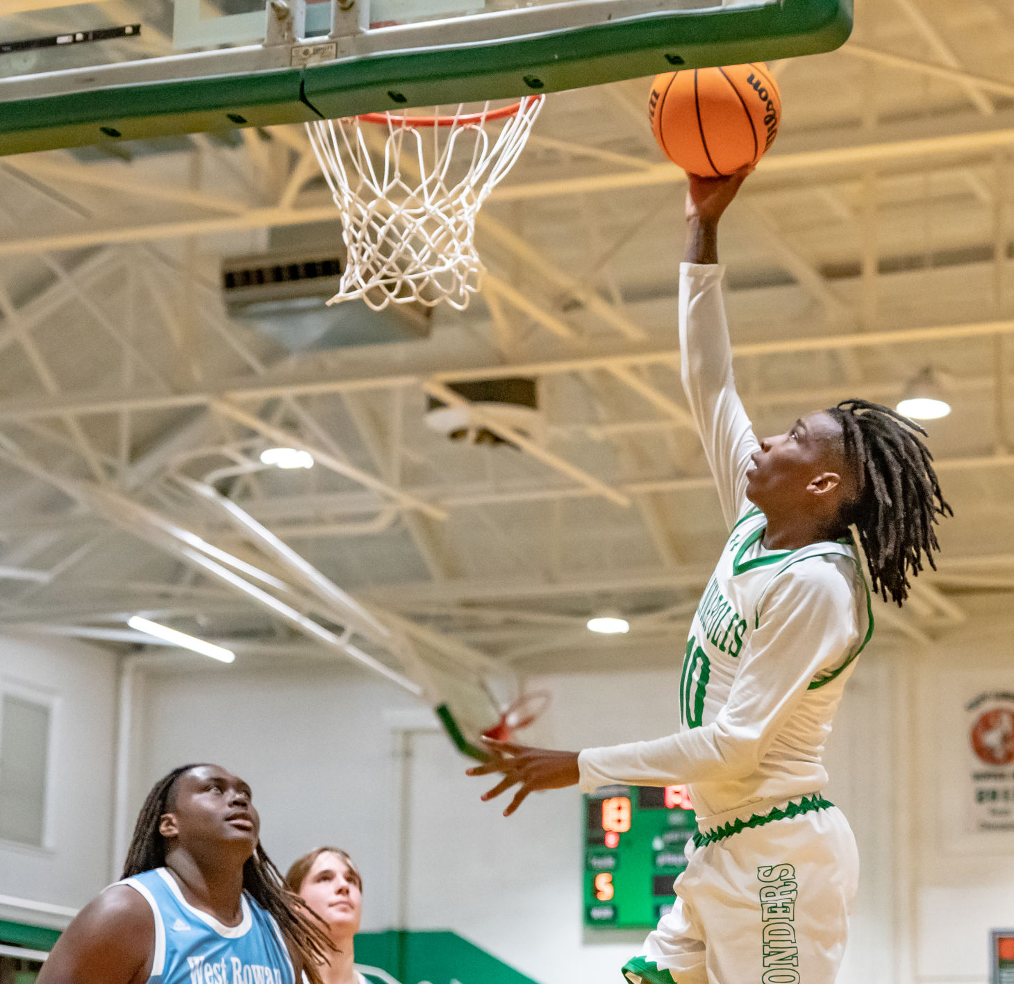 their home basketball game against West Rowan